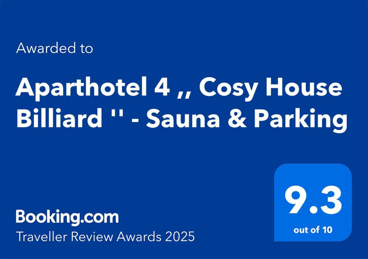 Aparthotel 4 ,, Cosy House Billiard " - Sauna & Parking Kaunas Luaran gambar